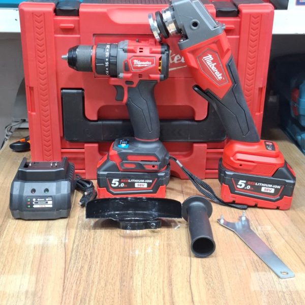 دوقلو مینی فرز و دریل شارژی میلواکی M88 FSAG125XB