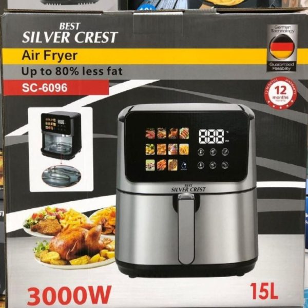 سرخ کن بدون روغن سیلور کرست مدل SC6096 ظرفیت 15 لیتری